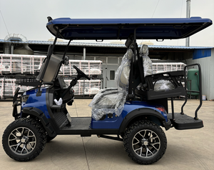 รถกอล์ฟไฟฟ้าสุดหรู 6 ที่นั่ง แบตเตอรี่ระยะไกล เบาะหนังนุ่ม ขับขี่ราบรื่น ความเร็ว 70 กม./ชม. ระยะทาง 50-70 กม. สำหรับรีสอร์ท - Product Image 6
