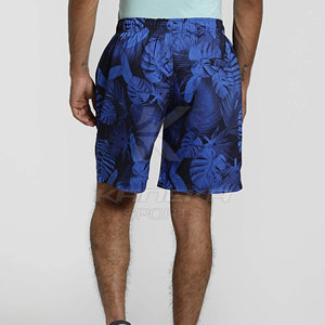 Shorts décontractés pour hommes, personnalisables, de qualité supérieure, 100 % coton, respirants, à séchage rapide, par sublimation, motif uni – Vente chaude - Product Image 3