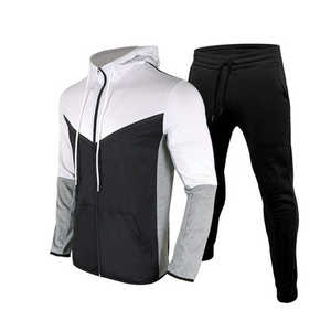 Two Piece New Jogging Wear Tracksuit Set Slim <b>Fit</b> Plus Size Casual Wear Training Men Tracksuit Set - Product Image 2