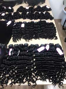 EXTENSION de cheveux humains ondulés à cuticules alignées pour faire des perruques de cheveux humains pour femmes noires - Product Image 6