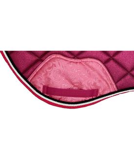 Ensemble de coussinets de selle de dressage équin rose Style de saut avec remplissage en coton Sublimation Matchy Set pour cheval - Product Image 4
