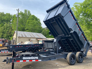 2025 Remolques Hillcrest 7x14 4ft 14K Remolque volquete de 7 toneladas con componentes de núcleo de engranaje para uso agrícola - Product Image 2