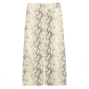 Low MOQ Custom Logo Leather Skirts Fashion Women Clothing All Season High Waist Leather Skirts - Product Image 1