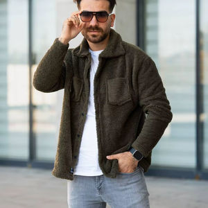 Chaqueta Bomber Unisex Holgada Informal de Doble Botonadura con Camuflaje, Impermeable, Cortavientos y Transpirable, de Lona y Algodón - Product Image 1