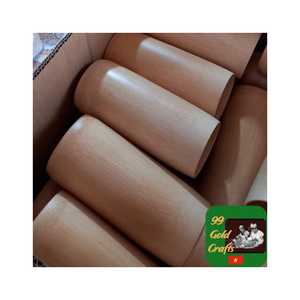 Tasse à boire en bois de bambou faite à la main Tasses à café en bambou réutilisables écologiques parfaites pour servir du café, du thé, de l'eau et des jus frais - Product Image 4