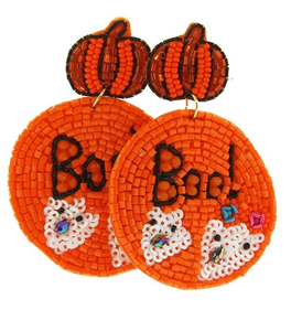 Boucles d'oreilles perlées de chasse aux oeufs de Pâques Bijoux printaniers colorés pour les célébrations festives - Product Image 6