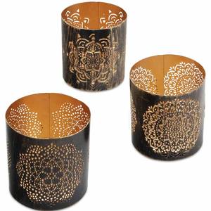 Portavelas de Metal negro de lujo al por mayor, decoración votiva única para el hogar, diseño de Mesa de la mejor calidad, nuevo estilo - Product Image 3