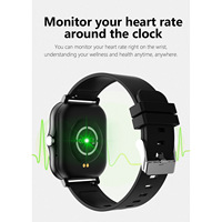 Montre connectée carrée QW33, écran tactile IPS, étanche IP67, suivi de la santé, GPS, double carte SIM, compatible Android OS, mesure de la pression artérielle