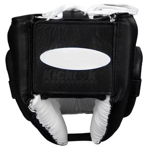 High Quality Leather <b>Head</b> Guard with Comfortable Fit Breathable Design Protective Padding for Boxing and Martial Arts <b>Training</b> - Product Image 5