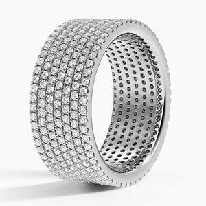 Bijoux fins à la mode 14k véritable or massif coupe ronde laboratoire cultivé diamant alliance bijoux bague pour les filles en quantité de gros - Product Image 4