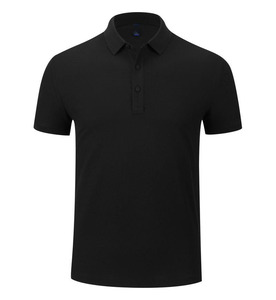Vêtements de travail personnalisés avec logo OEM, vêtements d'entreprise d'été à manches courtes et tissu gaufré pour chemise polo homme - Product Image 2