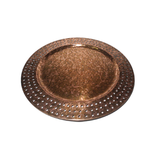 2025 assiette de service décorative moderne pour aliments et Dessert forme ronde Design élégant assiette de chargeur de table pour les fêtes et le mariage - Product Image 6
