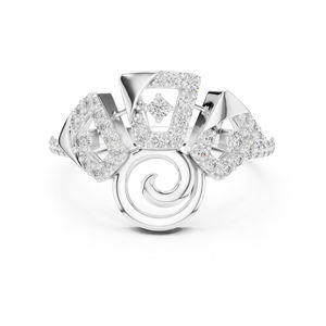 Anillo de Diamante Cultivado en Laboratorio, Chapado en Oro Rosa de 14K, Redondo, para Mujer, 0.35 Ct, Certificado IGI |   Ropa de Fiesta a la Moda |   Diamante Cultivado Nuevo - Product Image 2