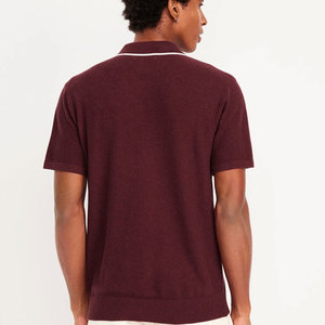 Polos informales de manga corta para hombre de algodón 100% de alta calidad personalizados en blanco al por mayor de alta calidad - Product Image 6