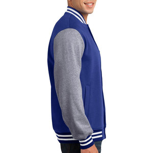 Chaqueta de invierno para hombre de diseño único personalizado con cuello levantado Letterman 100% algodón Super calidad transpirable logotipo frontal tamaño adulto - Product Image 5