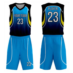 Vêtements de sport sans manches maillots de sport vêtements d'été hommes femmes ensemble d'uniforme de basket-ball grande taille ensembles de vêtements de basket-ball pour adultes - Product Image 1