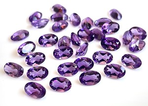 Amatista natural Oval 3x5mm Corte facetado-Amatista púrpura suelta Calidad superior - Product Image 4