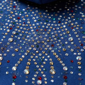 Soft Basic 100% Cotton Knitted Rhinestone <b>Winter</b> <b>Hoodie</b> with Stylish Design Great Choice for Casual and Street Style Looks - Product Image 5