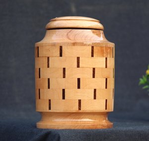 Urna de Madera de Haya para Cenizas Humanas, para Recuerdo, Urna Grande para Cenizas, Madera sin Acabado, Venta al por Mayor, Nuevo Diseño - Product Image 4