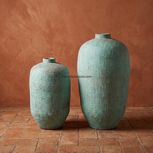 Guci Bala S Vase Urne de Sol Rustique en Terre Cuite Tosca, Pot en Céramique Artisanale, Récipient Décoratif en Grès, Vente en Gros - Product Image 6