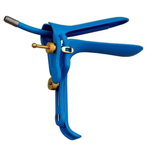 Instrument médical de qualité supérieure-Spéculum vaginal en acier inoxydable à revêtement bleu Meilleur prix pour une utilisation chirurgicale Source d'alimentation manuelle - Product Image 1
