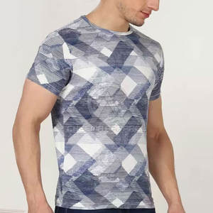 Camiseta Sublimada con Estampado Completo para Hombre, Tela de Poliéster Ligera, Manga Corta, Estilo Moderno, Ropa Urbana - Product Image 3