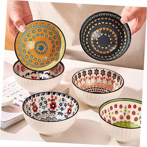 Bol à ramen japonais traditionnel en céramique émaillée pour servir de la soupe chaude ou des nouilles sur une cuisine de table ou des cadeaux - Product Image 5