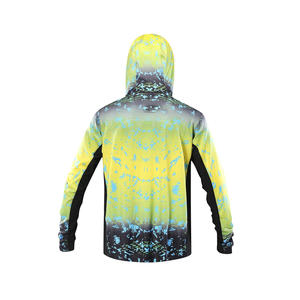 Logotipo profesional Personalizado Impreso Calidad fina Servicios OEM Precio razonable Último estilo Sublimación Pesca Sudadera con capucha - Product Image 2