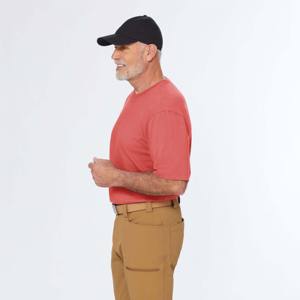 T-shirt ras du cou à la mode pour hommes | Parfait pour les vêtements décontractés et actifs Tissu respirant à séchage rapide - Product Image 3