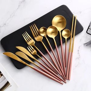 ชุดช้อนส้อมโลหะสแตนเลสทำด้วยมือแบบดั้งเดิมเหมาะสำหรับเป็นของขวัญงานแต่งงานพิธีขึ้นบ้านใหม่ - Product Image 3