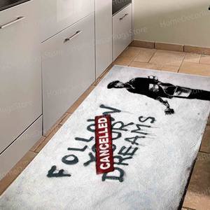 Alfombra de Lana Estampada con Diseño de Graffiti Banksy Dreams, Patrón de Patchwork Ecológico con Base de Látex de Pelo Medio para Hogar Moderno - Product Image 3