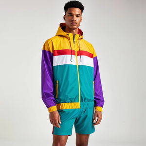 Best Selling Multi Color Windbreaker Sets in 100% Nylon Fabric Casual Outdoor Wholesale Price Sets - Product Image 3