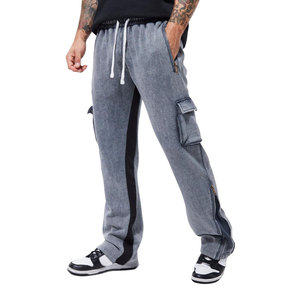 Última colección de estilo Hombres Joggers lavados al ácido Mejor proveedor Pantalones de hombre en diferentes tamaños y colores - Product Image 1