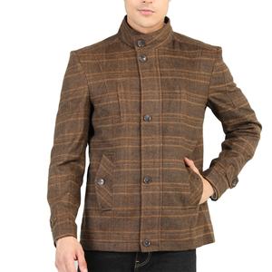 05% de réduction sur les derniers hommes costume 3 pièces ensemble veste gilet pantalon à carreaux gris marié costumes pour hommes costume de mariage hiver chaud manteau hommes veste - Product Image 1