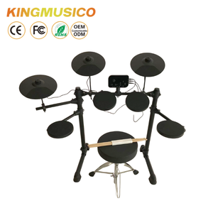 Batería Electrónica Digital PDM-10E, 15 Kits de Batería, 10 Canciones de Demostración, Pantalla LED, Interfaz USB MIDI, Parches de Silicona - Product Image 2