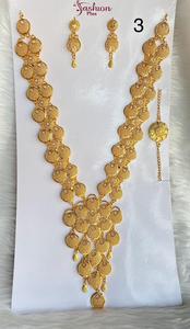 สร้อยคอทองเหลืองโลหะสั่งทําพิเศษพร้อมต่างหูเข้าชุดเหมาะสําหรับนักออกแบบและผู้ค้าปลีกเครื่องประดับแอฟริกัน - Product Image 5