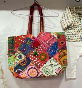 High Quality Indian Vintage Traditional Banjara Embroidered Bag Women's Bohemian Style Shopping Bag Chains Decoration Old Tribal - Product Image 1