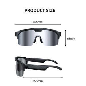 Gafas de Sol Inteligentes con IA para Ciclismo al Aire Libre, con Cámara HD de 800W Antivibración, Reconocimiento de Imágenes, Reproductor de Música y <span class=keywords><strong>Traductor</strong></span> - Product Image 5