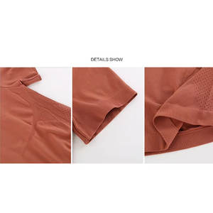 Venta caliente Ropa de mujer en comercio exterior Color sólido Slim Fit Casual Jersey de manga larga Camiseta de mujer Shan - Product Image 6