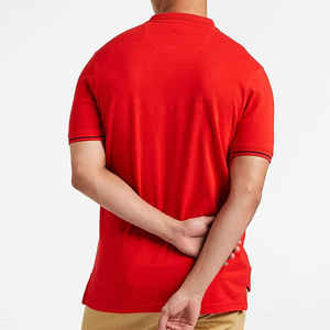 Camiseta de Golf Deportiva de Alta Calidad, 100% Algodón, Hecha a Medida, Nuevo Diseño, Antiarrugas, Manga Corta, Transpirable, Tipo Polo - Product Image 2