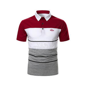 เสื้อโปโลผู้ชายมีสไตล์ผ้า220แกรมระบายอากาศพิมพ์โลโก้ได้ตามต้องการ - Product Image 2