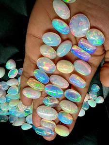 Ópalo Welo Etíope Natural de Alta Calidad AA, Cabujón Multicolor, Piedras Preciosas Sueltas para Joyería, Certificado por Terceros, 3-8 - Product Image 2