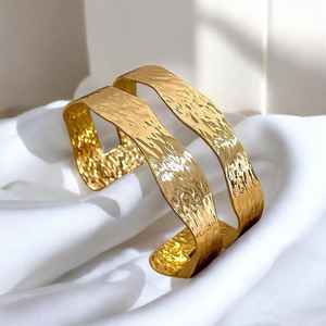 Handcrafted 100% Pure Brass Floral Designer Wide Cuff <b>Bracelet</b> Adjustable Bangle Gift for <b>Mom</b> - Product Image 3