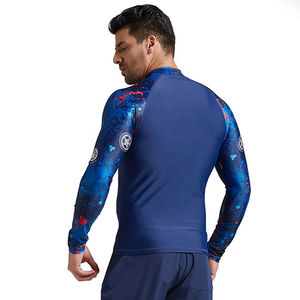 Camiseta Deportiva Transpirable y Ligera con Sublimación Personalizada, Camiseta de Compresión Elástica para Hombre, Ropa Deportiva para Gimnasio y Entrenamiento - Product Image 5