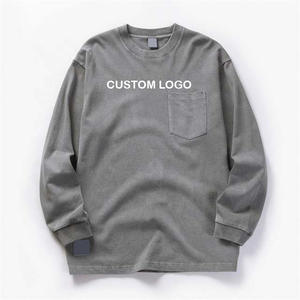 Sweat-shirts amples à manches longues, pull-over décontracté, style oversize, uni, teinture unie - Product Image 6