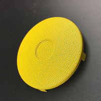 Grille de haut-parleur en acier inoxydable colorée personnalisée, étanche, en métal, protection contre la poussière, découpe au laser, revêtement en poudre