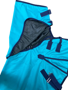 Combo Paard Tapijten Winter Ripstop Waterdichte Stof Paardendeken 1200d Paard Winter Tapijt Met Reflecterende Tapes Aangepast Logo - Product Image 6