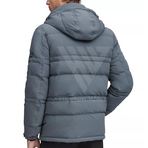 Veste matelassée vintage de haute qualité pour homme, taille plus, manteau d'hiver à capuche, respirant, coupe-vent, service OEM professionnel - Product Image 2