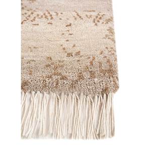 Alfombra Entropy Ivory de Lana y Seda de Bambú Anudada a Mano de 10 mm, Diseño Geométrico Abstracto para el Hogar, Pasillo, Sala Rectangular, LRB (1737 (Cs-01)) - Product Image 4