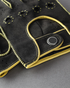 Gants de conduite en cuir respirant avec logo personnalisé de haute qualité, prix de gros personnalisé - Product Image 3